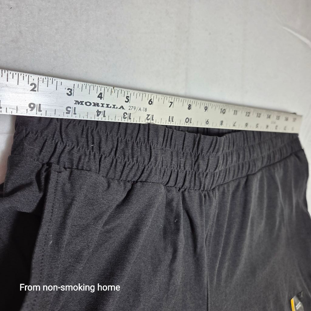 Women's Athletic Works ButterCore Black Moisture Wicking Shorts L - Picture 6 of 7